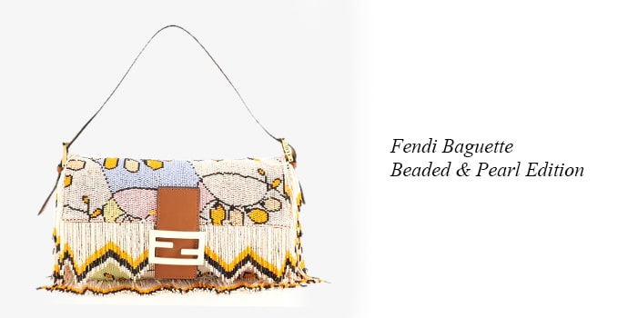 8. Fendi Baguette Beaded & Pearl Edition