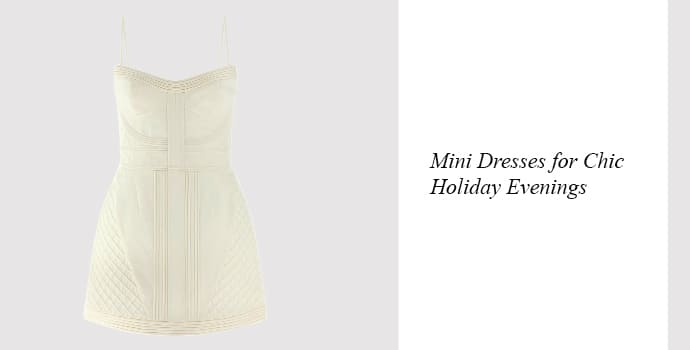 4. Mini Dresses for Chic Holiday Evenings