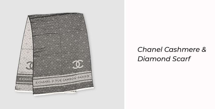 5. Chanel Cashmere & Diamond Scarf