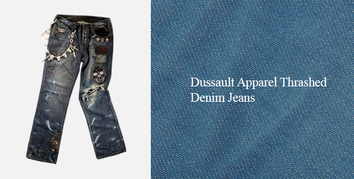Dussault Apparel Thrashed Denim Jeans