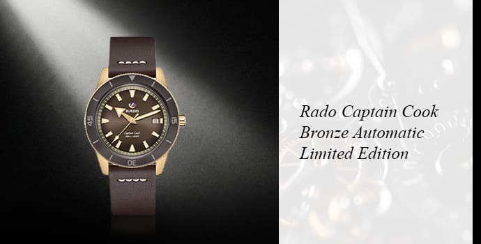 12. Rado Captain Cook Bronze Automatic Limited Edition