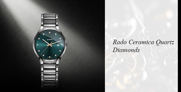 13. Rado Ceramica Quartz Diamonds