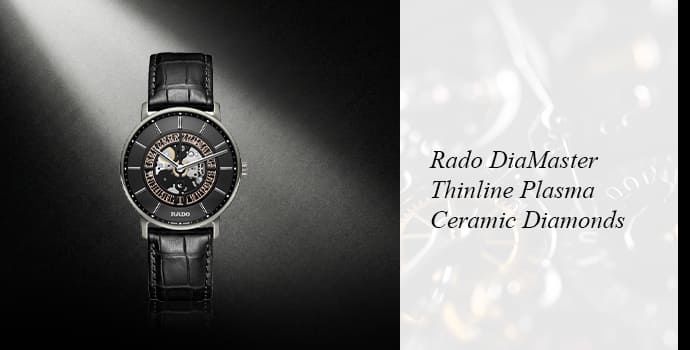 7. Rado DiaMaster Thinline Plasma Ceramic Diamonds