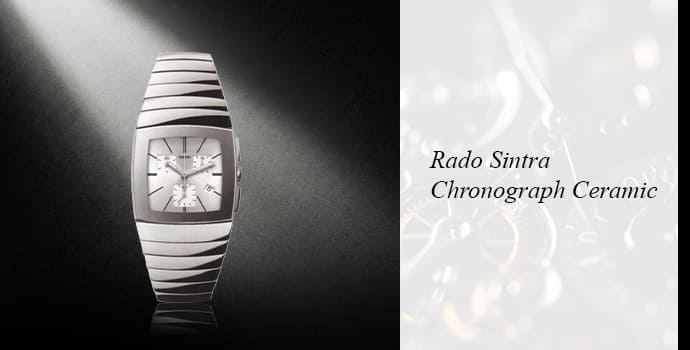 8. Rado Sintra Chronograph Ceramic