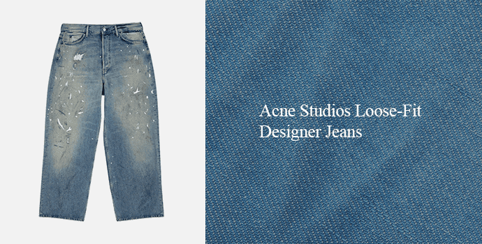 Acne Studios Loose-Fit Designer Jeans