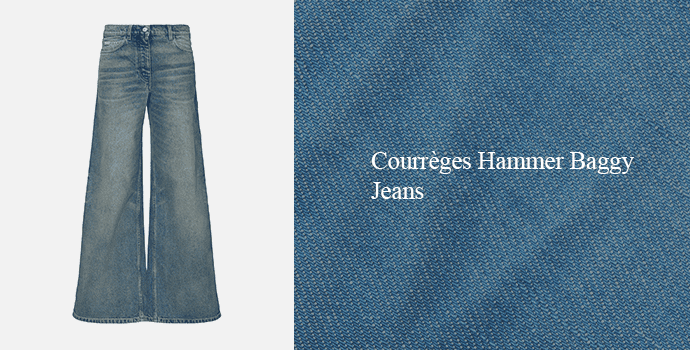 Courrèges Hammer Baggy Jeans