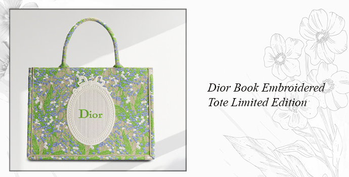 Dior Book Tote Embroidered Limited Edition