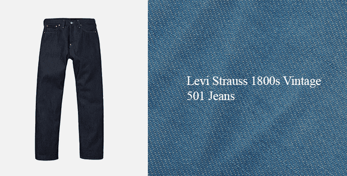 Levi Strauss 1800s Vintage 501 Jeans
