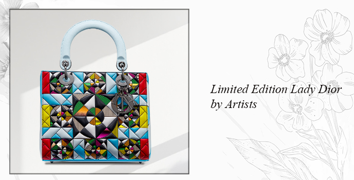 Artist's limited edition Lady Dior