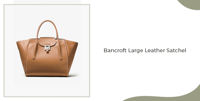 1. Bancroft large leather bag
