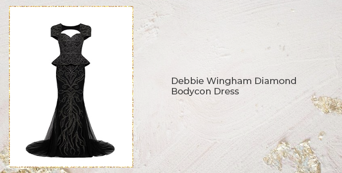 1. Debbie Wingham Diamond Bodycon Dress