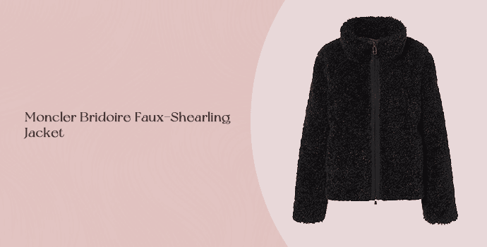 10. Moncler Bridoire Faux-Shearling Jacket