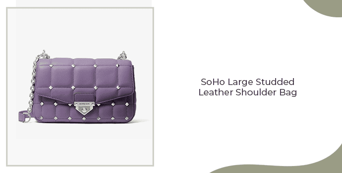 10. Soho large studded leather shoulder bag
