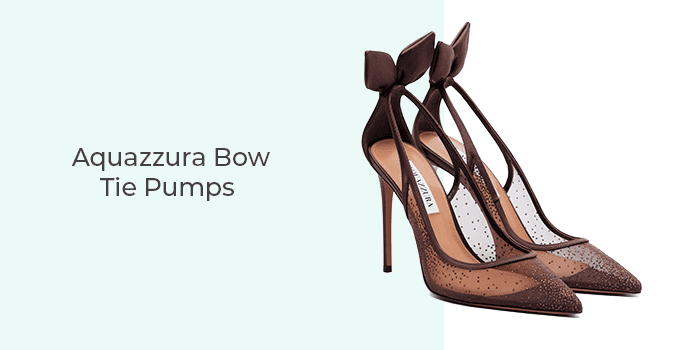 11. Aquazzura Bow Tie Pumps