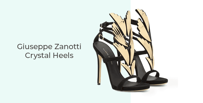 12. Giuseppe Zanotti Crystal Heels