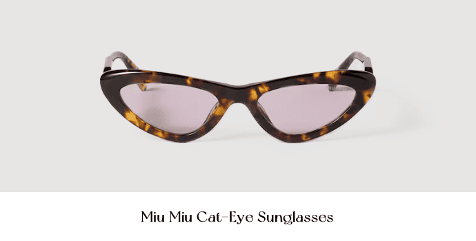 14. Miu Miu Cat-Eye Sunglasses
