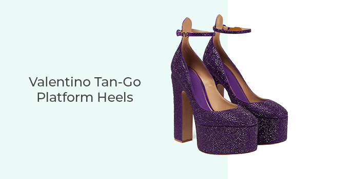 15. Valentino Tan-Go Platform Heels
