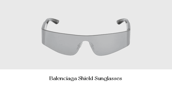 17. Balenciaga Shield Sunglasses