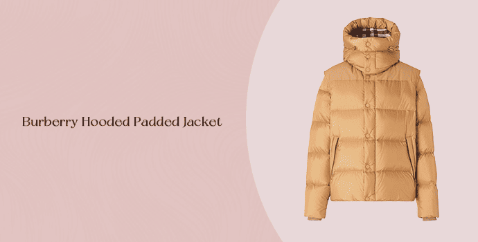20. Burberry Hooded Padded Jacket