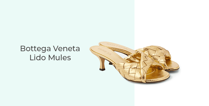 21. Bottega Veneta Lido Mules