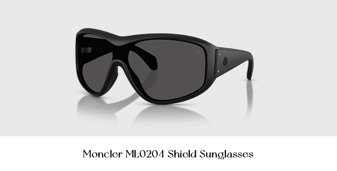 29. Moncler ML0204 Shield Sunglasses