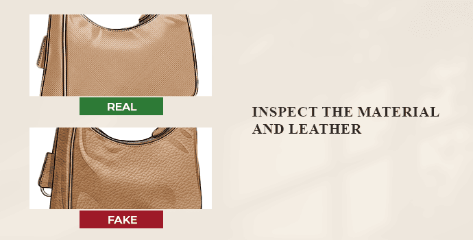 3. Inspect the Material and Leather