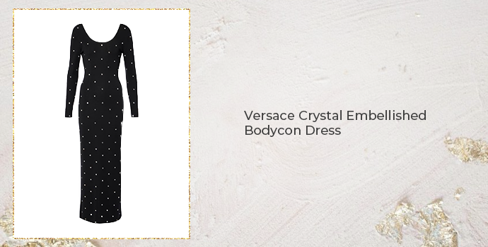 4. Versace Crystal Embellished Bodycon Dress