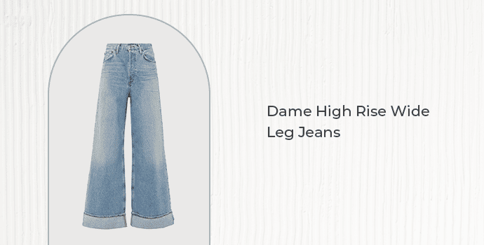 5. Dam high rise wide leg jeans