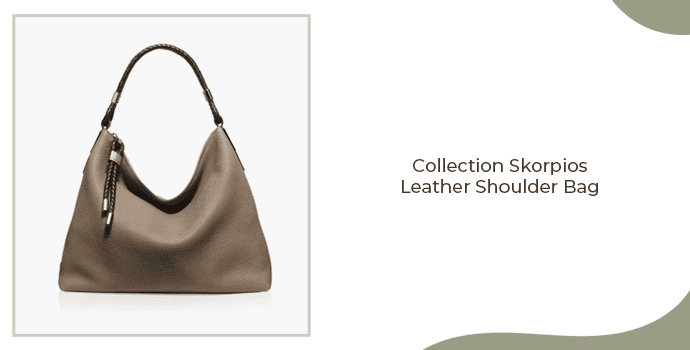 7. Collection Skorpios leather shoulder bag
