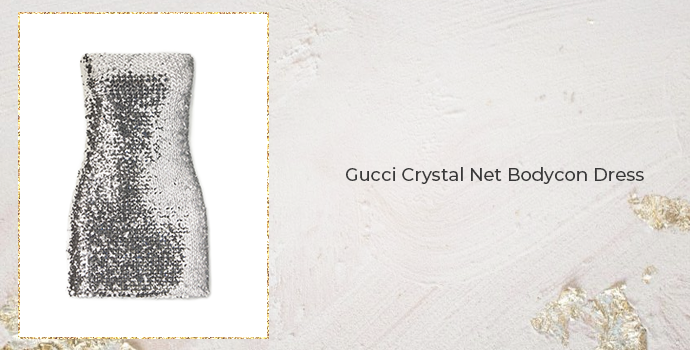 7. Gucci Crystal Net Bodycon Dress