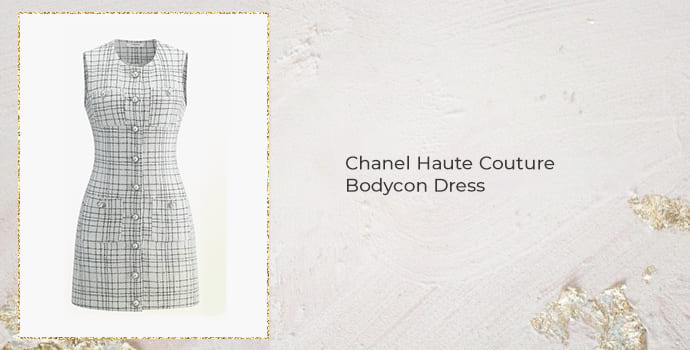 8. Chanel Haute Couture Bodycon Dress 
