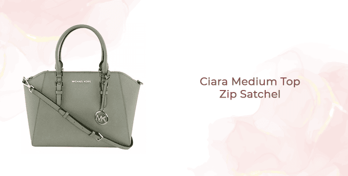 8. Ciara Medium Top Zip Satchel
