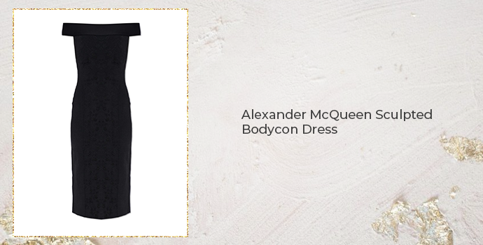 9. Alexander McQueen Sculpted Bodycon Dress