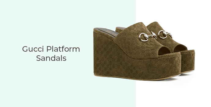9. Gucci Platform Sandals
