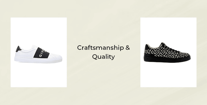 Craftsmanship & Quality- balmain vs givenchy