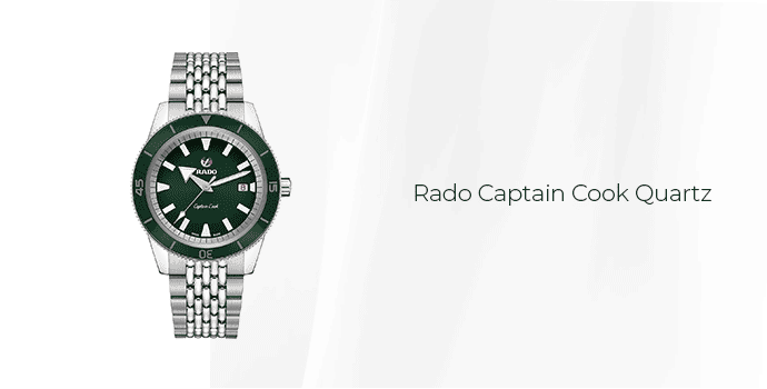 12. Rado Captain Cook Quartz