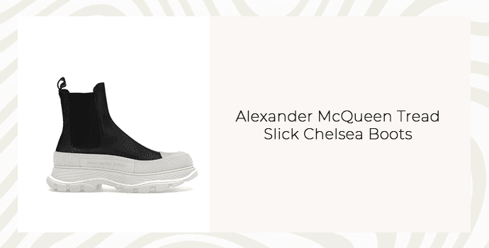 2. Alexander McQueen Tread Slick Chelsea Boots