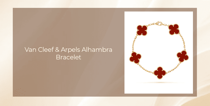 3. Van Cleef & Arpels Alhambra Bracelet