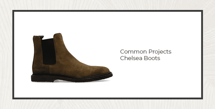 4. Common Projects Chelsea Boots