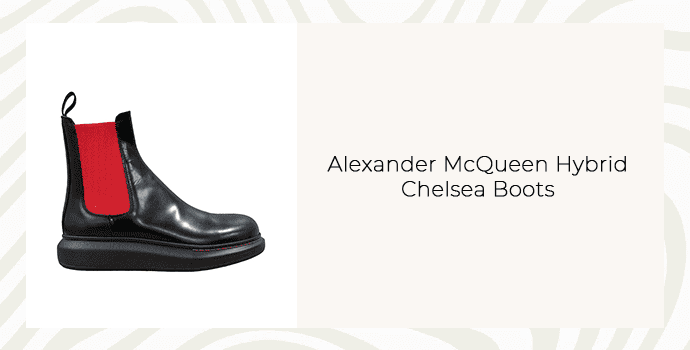 6. Alexander McQueen Hybrid Chelsea Boots