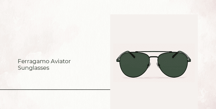 Ferragamo Aviator Sunglasses