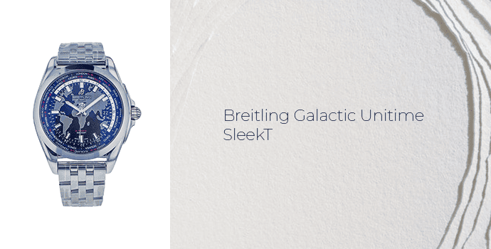 10. Breitling Galactic Unitime SleekT