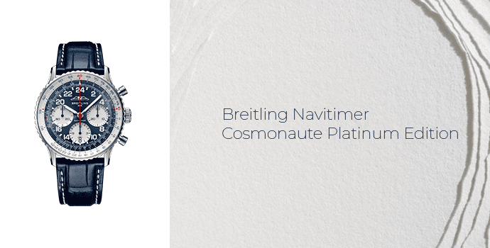 3. Breitling Navitimer Cosmonaute Platinum Edition