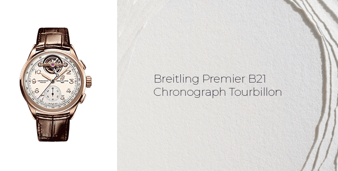 4. Breitling Premier B21 Chronograph Tourbillon