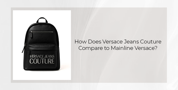 is versace jeans couture a luxury brand? Black Versace Jeans Couture Backfit bag