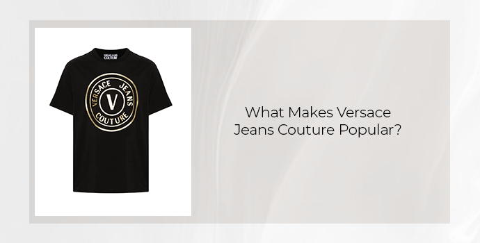Black Versace Jeans Couture T-shirt with logo