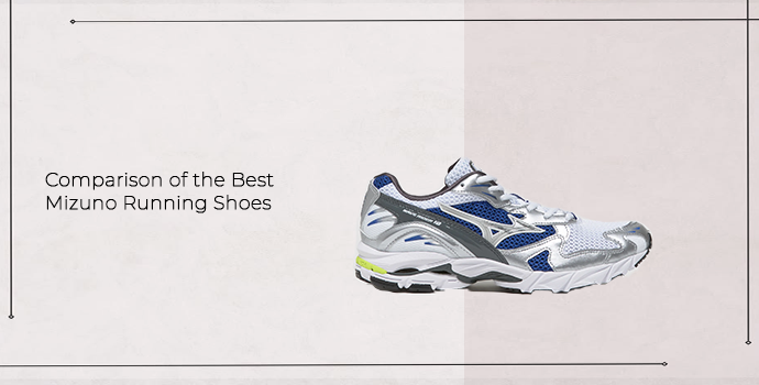 how to compare best mizuno shoes running shoe image with side view white in color