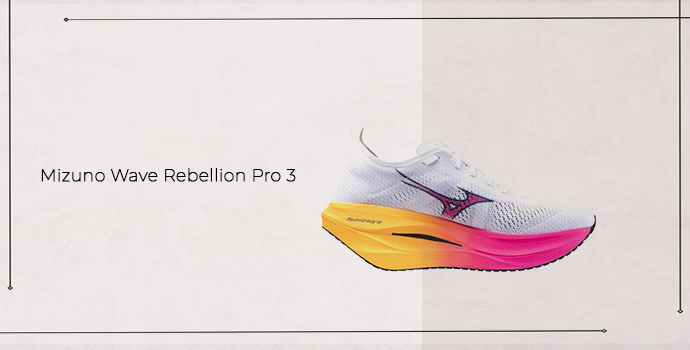 best mizuno running shoes wave rebellion pro 3 shoes pink color side view