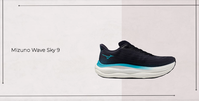 best mizuno running shoes wave sky 9 shoes blue color