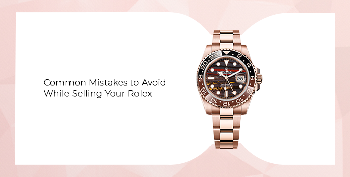 Rolex GMT-Master II watch and common selling mistakes